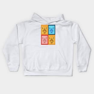 A Leash of Foxes Kids Hoodie